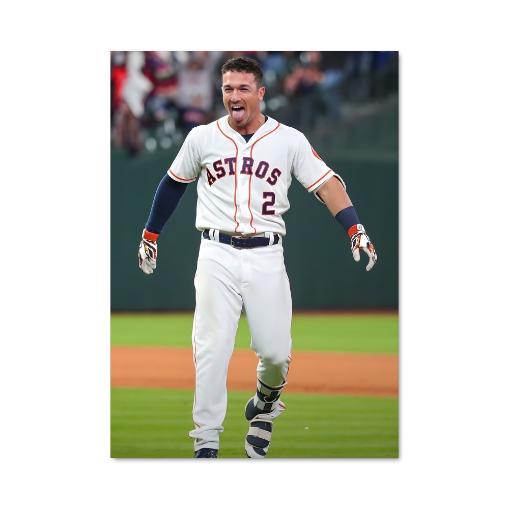 Poster Alex bregman – affiche Baseball